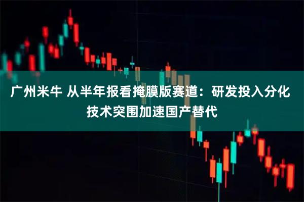 广州米牛 从半年报看掩膜版赛道：研发投入分化 技术突围加速国产替代